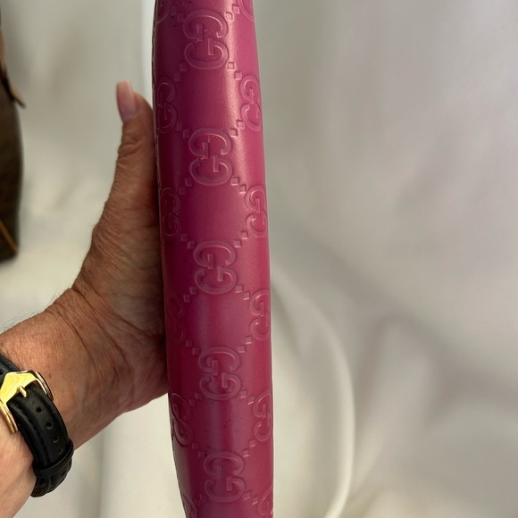 GUCCI Pink Shima Leather Wallet - Authentic - Picture 3 of 6